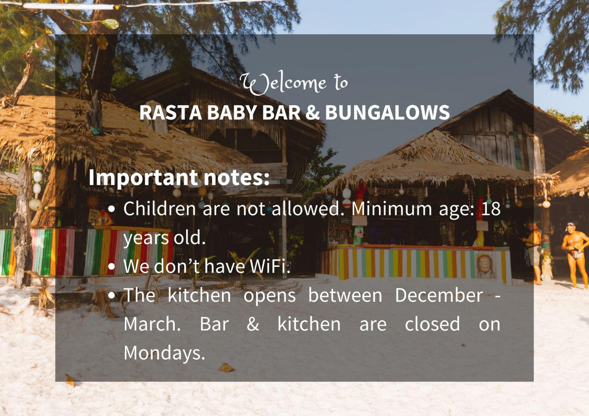 Rasta Baby Bar & Bungalows - Suitable For Young Travelers パヤム島 エクステリア 写真